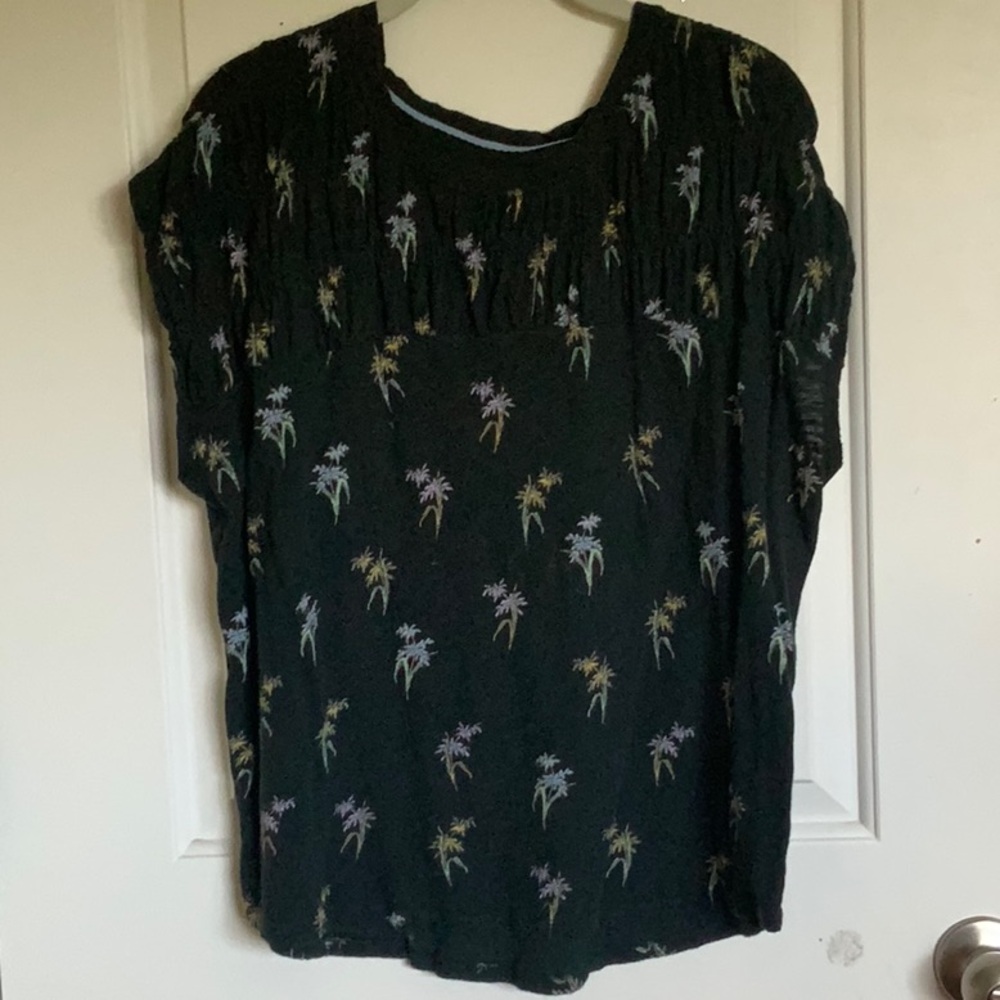 Pilcro Floral Muscle Tee
